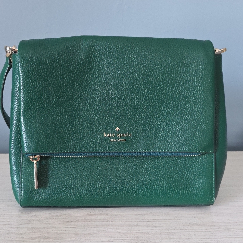Kate Spade Forest Green Shoulder Bag